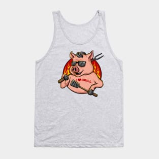 Pig Love grill Tank Top